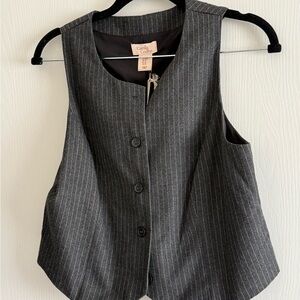 Camila Coelho Pinstripe Set - Dark Gray